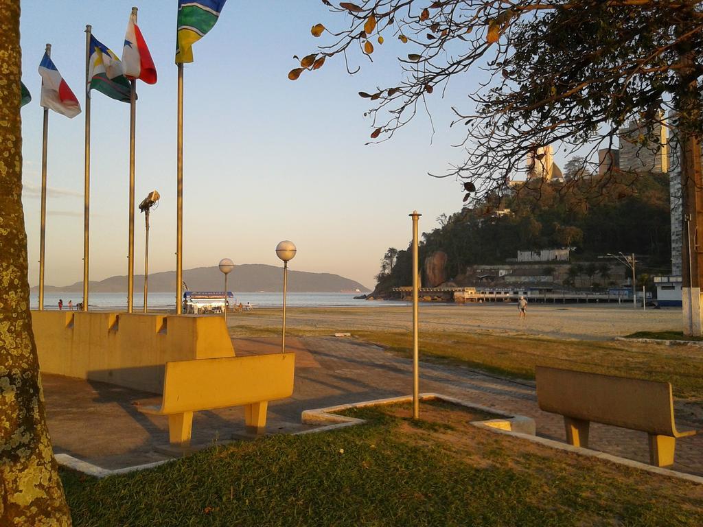 Apartamento Na Ilha Porchat São Vicente Esterno foto