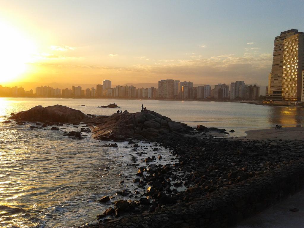 Apartamento Na Ilha Porchat São Vicente Esterno foto